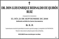 Luis Enrique Bernaldo de Quirós Ruiz